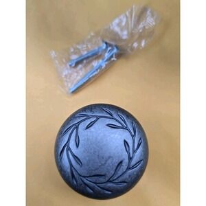 BP1581-WID Wrought Iron Dark 1 1/4" Leaf Knob Pull Amerock Inspirations